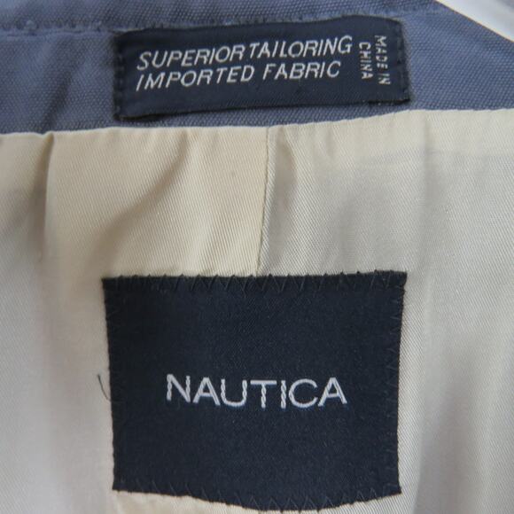 Nautica Navy Blue Men's Suit Jacket Sport Coat Extra Large - Picture 4 of 7